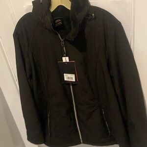Woman’s Plus Black Jacket 2x NWT  warm for winter!